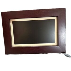 Chic Mahogany digital Picture Frame